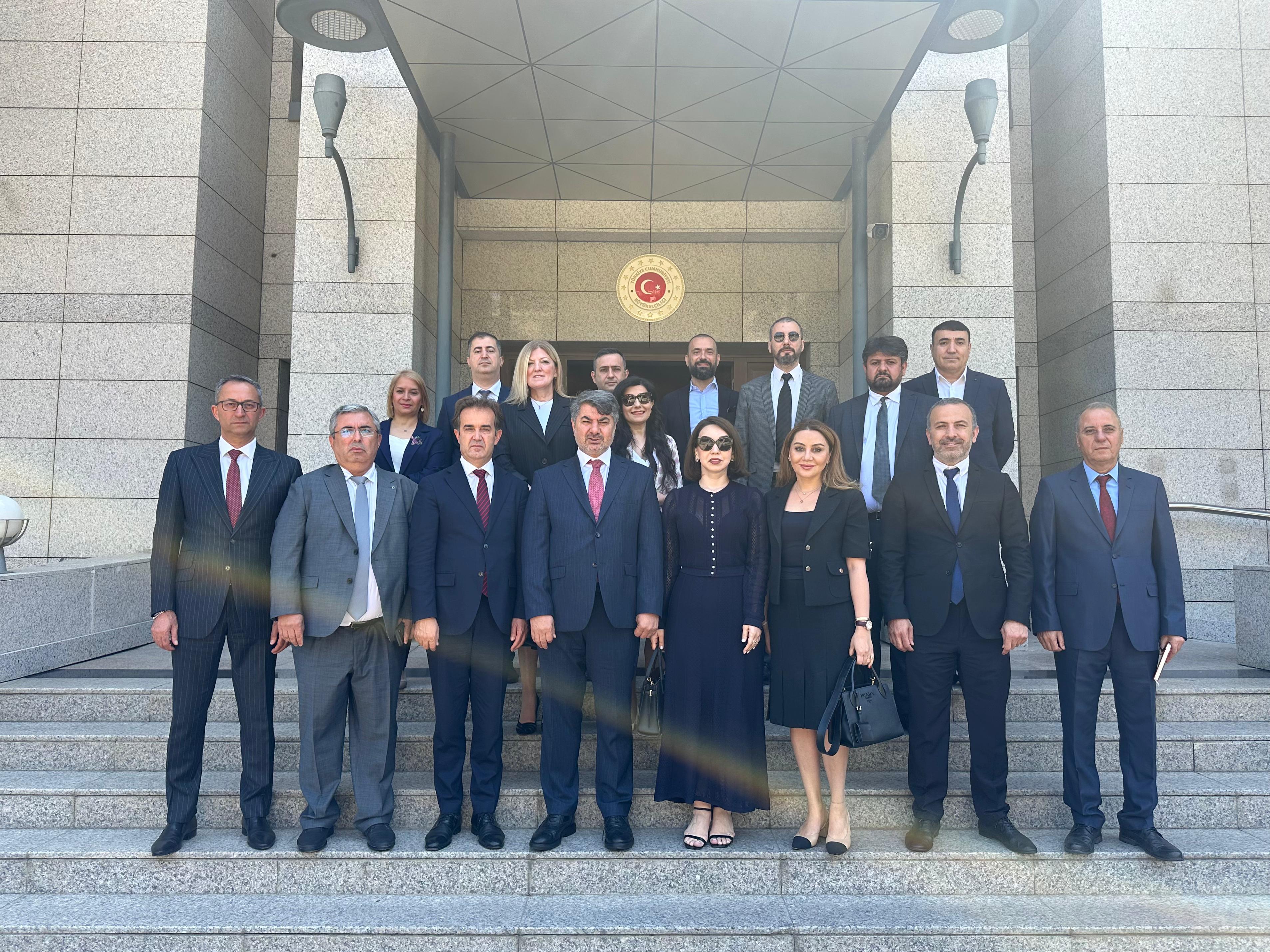 TÜİB-in VI Dönəm İdarə Heyəti Türkiyənin Azərbaycandakı Fövqəladə və Səlahiyyətli Səfiri tərəfindən qəbul edilib